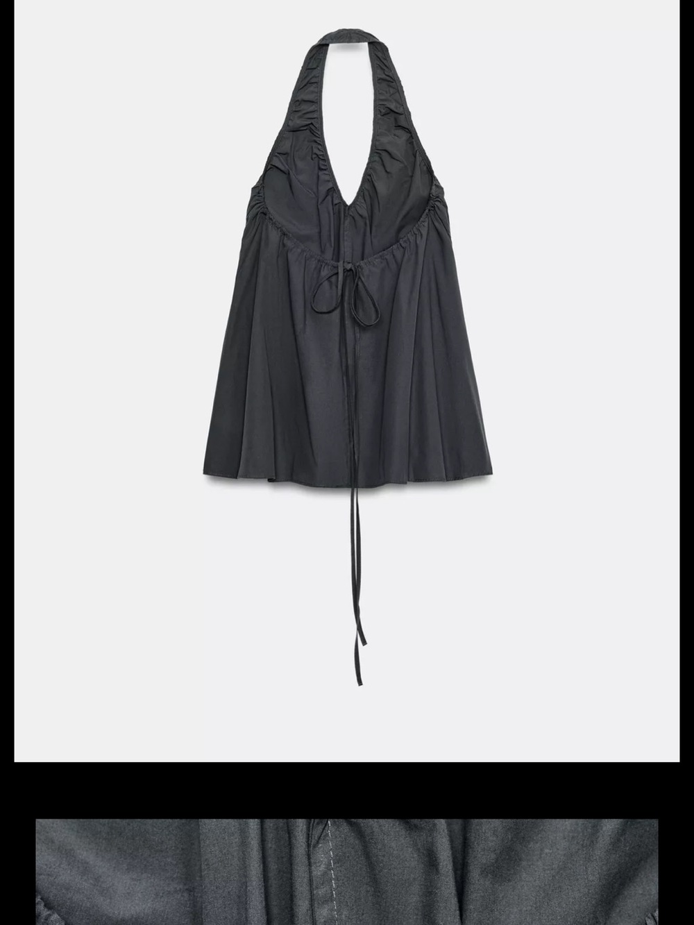 Zara Mini Halter Ruched Dress
